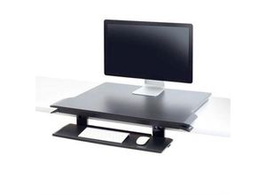 0698833069440 - ergotron® WorkFit TX Schreibtischerhöhung höhenverstellbare Monitorablage Arbeitsfläche & höhenverstellbare Tastaturablage bis 182 kg schwarz