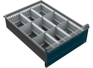 4250510889275 - Schubladenunterteilung 9 Fächer 150-240 mm
