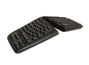 8717399995689 - Goldtouch V2 PS2 Split Tastatur DE QWERTZ schwarz 8717399995689 Bakker und Elkhuizen