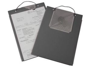 4052301027756 - Auftragstasche Edge für DIN A4 Dokumente Schlüsselfach B 230 x T 5 x H 330 mm 10 Stück grau