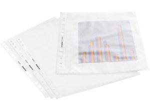 4022755003965 - Select Prospekthüllen Exclusiv PP DIN A4 seitlich offen Stärke 006mm 100 Stück