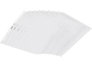 4022755000513 - Select Prospekthülle Standard DIN A4 oben offen 006 mm 100 Stück transparent genarbt