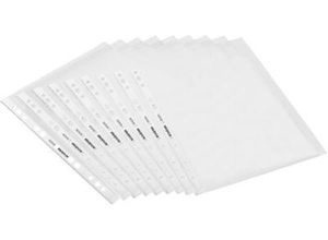 4022755003958 - Select Prospekthülle PremiumDIN A4 oben offen 012 mm 50 Stück transparent glatt klar