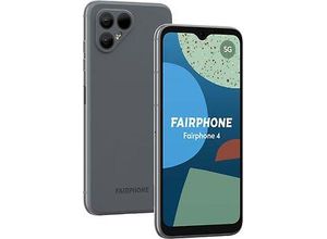 8718819372110 - Fairphone 4 - 5G Smartphone - Dual-SIM - RAM 8 GB   256 GB - microSD slot - LCD-Anzeige - 63 - 2340 x 1080 Pixel - 2 x Rückkamera 48 MP 48 MP - front camera 25 MP - Grau