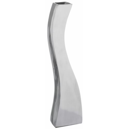 4260596720133 - Dekovase HOME AFFAIRE Vasen Gr B H T 8 cm x 50 cm x 12 cm silberfarben Blumenvasen 4260596720133 - Dekovase HOME AFFAIRE Vasen Gr B H T 8 cm x 50 cm x 12 cm silberfarben Blumenvasen