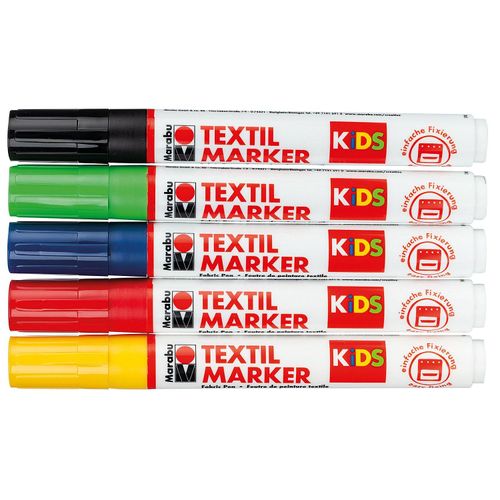 4007751605283 - Stoffmalstift Kids Set - 5 Stück sortiert 4007751605283 MARABU 