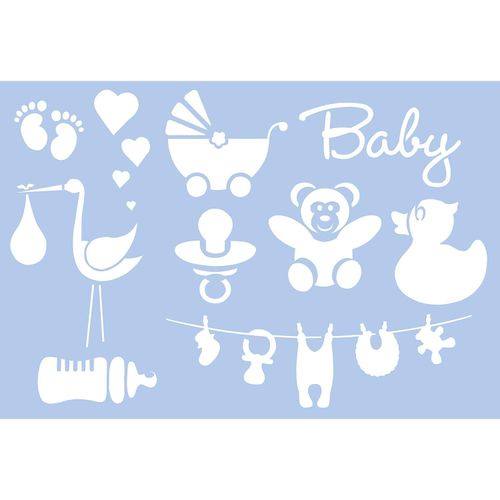 4058896073505 - Schablone Baby 20 x 295 cm