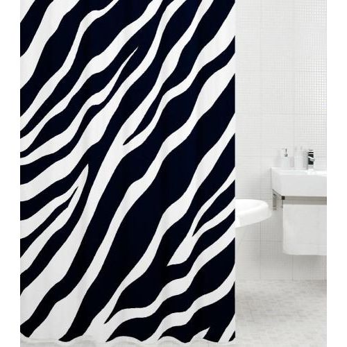 0784672236201 - Duschvorhang Zebra 180 x 200 cm