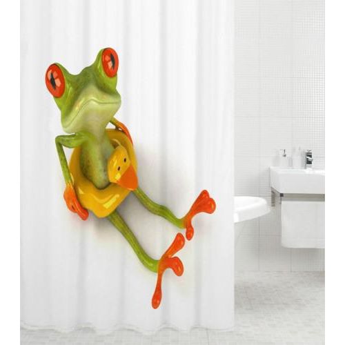 0784672497657 - Duschvorhang Froggy 180 x 200 cm