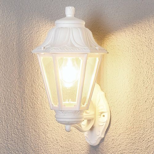 5000112548082 - LED-Außenwandlampe Bisso Anna E27 weiß