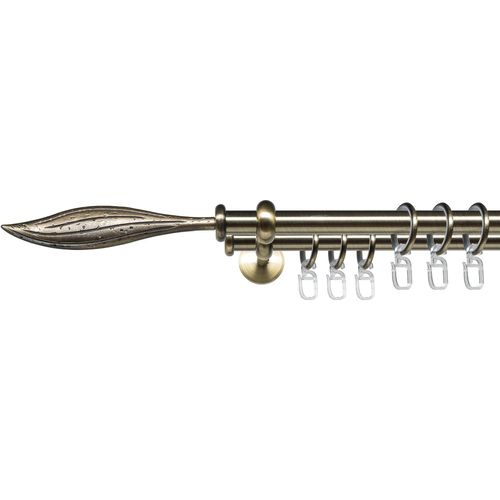 4016318402883 - Liedeco Gardinenstange »Esp Blatt« 2 läufig-läufig Fixmass