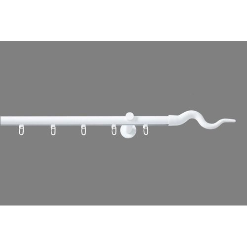 4015161081009 - Innenlaufschiene Sepa Gr 3 weiß Gardinenstangen L 160cm Ø 20mm 1 läufig Aluminium Metall L160cm