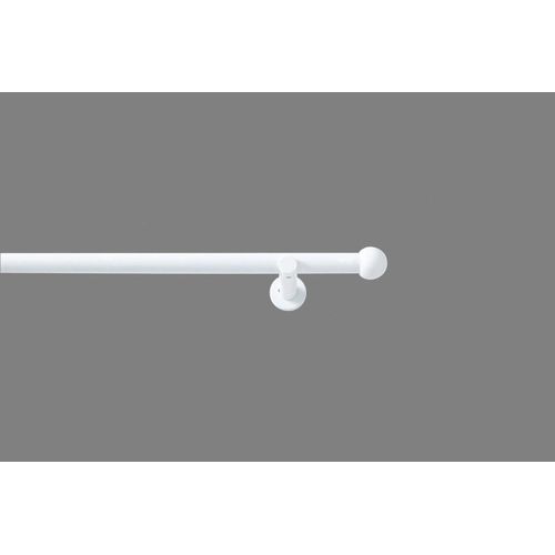 4015161076876 - Vorhangstange Bola Gardinenstangen Gr L 160 cm Ø 20 mm 1 läufig weiß Gardinenstangen Wandmontage