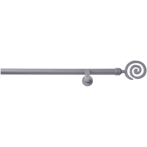 4015161078108 - Vorhangstange Espiral Gardinenstangen Gr L 400 cm Ø 20 mm 1 läufig grau (anthrazit) Kinder Gardinenstangen für