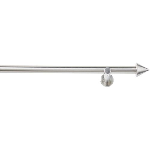 4015161077330 - Vorhangstange Punta Gardinenstangen Gr L 400 cm Ø 20 mm 1 läufig silberfarben (edelstahlfarben) Kinder Gardinenstangen für