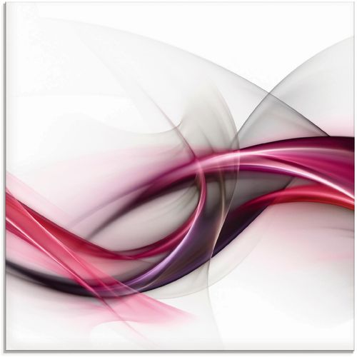 4059745760850 - Glasbild ARTLAND Ideen Bilder Gr B H 40 cm x 40 cm Muster 1 St rot Glasbilder Bilder