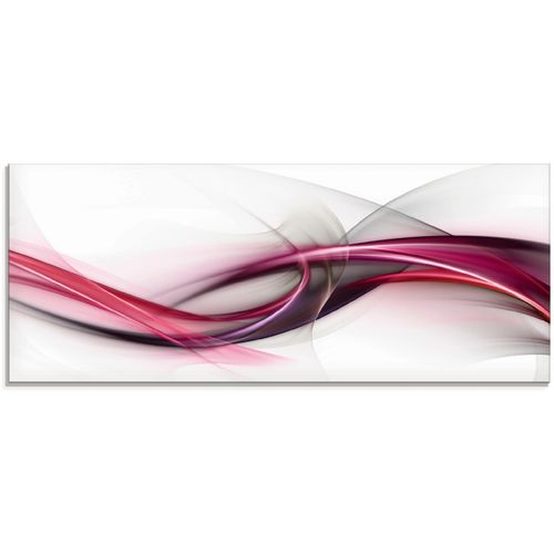 4062144149201 - Glasbild ARTLAND Ideen Bilder Gr B H 125 cm x 50 cm Glasbild Muster 1 St rot Glasbilder