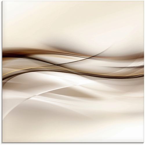 4059745763110 - Glasbild ARTLAND Braune abstrakte Welle Bilder Gr B H 40 cm x 40 cm Muster 1 St braun Glasbilder Bilder 4059745763110 - Glasbild ARTLAND Braune abstrakte Welle Bilder Gr B H 40 cm x 40 cm Muster 1 St braun Glasbilder Bilder