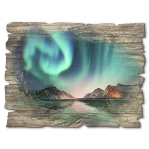 4062144361368 - Holzbild ARTLAND Auroraborialis - Nördliches Polarlicht Bilder Gr B H 40 cm x 30 cm Holzbild Europa Querformat 1 St blau Bild Holzbild Holzbilder Bilder 4062144361368 - Holzbild ARTLAND Auroraborialis - Nördliches Polarlicht Bilder Gr B H 40 cm x 30 cm Holzbild Europa Querformat 1 St blau Bild Holzbild Holzbilder Bilder