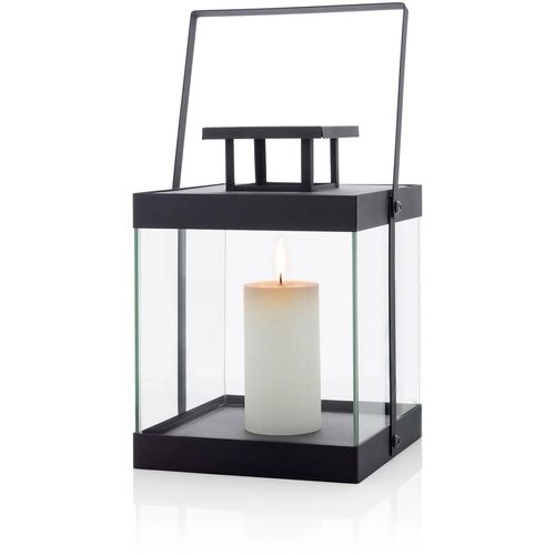4008832636868 - Kerzenlaterne BLOMUS Laterne -FINCA- klein - black Kerzenhalter Gr B H T 27 cm x 31 cm x 27 cm schwarz Gartenlaterne Laterne Kerzenhalter