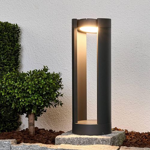 4251096509236 - Lucande - Verstellbare LED-Sockelleuchte Dylen - grafitgrau