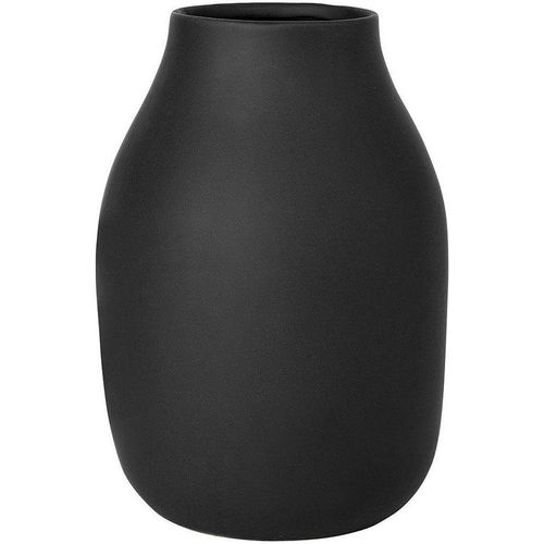 4008832657016 - Dekovase BLOMUS COLORA Vasen Gr B H T 14 cm x 20 cm x 14 cm Ø 14 cm schwarz (schwarz (peat)) Deko-Vase Blumenvasen Vasen