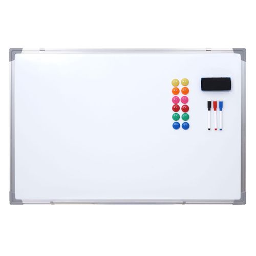 4057651138947 - Whiteboard MCW-C84 Magnettafel Memoboard Pinnwand inkl Zubehör ~ 90x60cm
