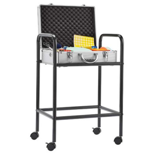 4013695018737 - Magnetoplan Trolley für Moderatorenkoffer Stahl 4 Laufrollen schwarz pulverbeschichtet 4013695018737 - Magnetoplan Trolley für Moderatorenkoffer Stahl 4 Laufrollen schwarz pulverbeschichtet