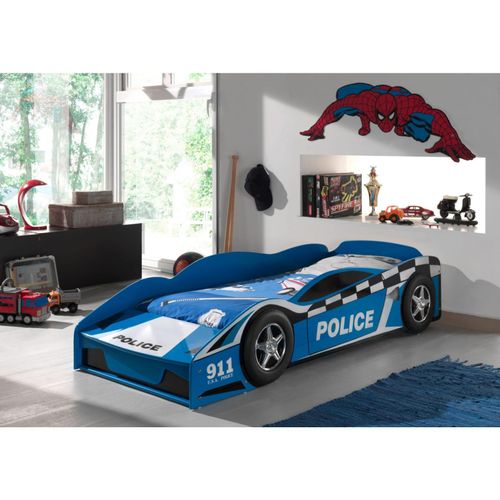 5420070213752 - VIPACK - Kinderbett Police Car 70 x 140 cm blau lackiert