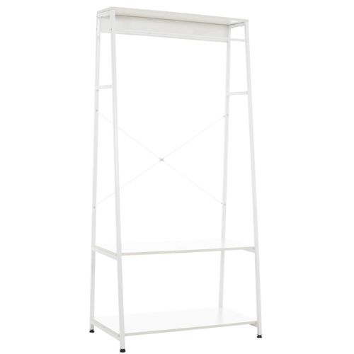 4251756446970 - Kleiderständer Luton Mit Metallgestell Und Drei Ablageflächen I Dekoratives Regal I Garderobe I Standregal 4251756446970 - Kleiderständer Luton Mit Metallgestell Und Drei Ablageflächen I Dekoratives Regal I Garderobe I Standregal