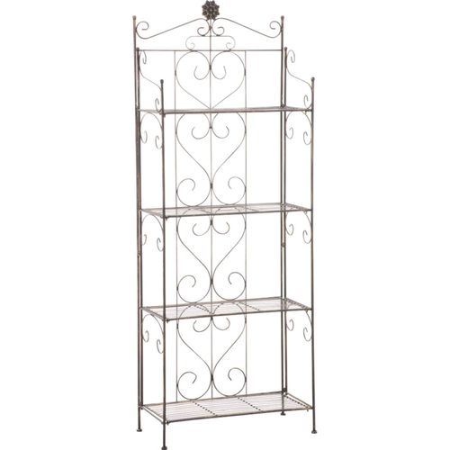4250420289615 - LENJA stabiles Standregal im Landhausstil I Klappbares Eisenregal mit 4 Regalböden I In verschiedenen Farben erhältlich 4250420289615 - LENJA stabiles Standregal im Landhausstil I Klappbares Eisenregal mit 4 Regalböden I In verschiedenen Farben erhältlich