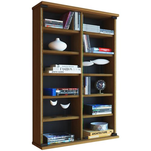 4051814349102 - Media-Regal Holz CD DVD Wandregal Wandvitrine Vitrine mit 2 ESG-Sicherheitsglastüren Maße H 92 x B 60 x T 18 cm 10 variable Einlegeböden - Zuntisa Gr 60 weiß B60cm H92cm T18cm Holzwerkstoff Holz Spanplatte Glas Regale 4051814349102 - Media-Regal Holz CD DVD Wandregal Wandvitrine Vitrine mit 2 ESG-Sicherheitsglastüren Maße H 92 x B 60 x T 18 cm 10 variable Einlegeböden - Zuntisa Gr 60 weiß B60cm H92cm T18cm Holzwerkstoff Holz Spanplatte Glas Regale