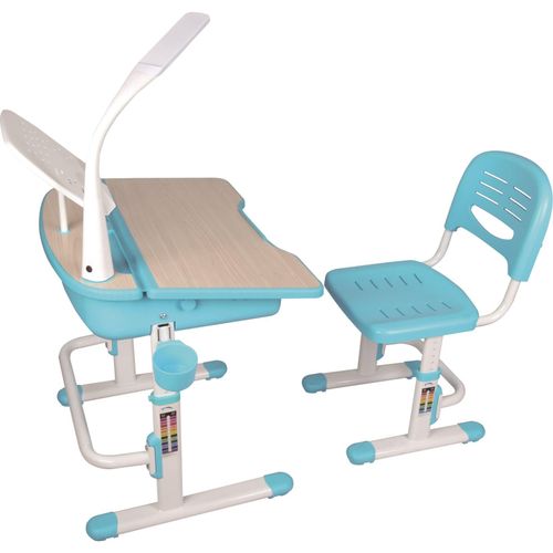 5420070224178 - VIPACK - COMFORTLINE höhenverstellbarer Schreibtisch inkl Schreibtischstuhl 301 BLAU 5420070224178 - VIPACK - COMFORTLINE höhenverstellbarer Schreibtisch inkl Schreibtischstuhl 301 BLAU