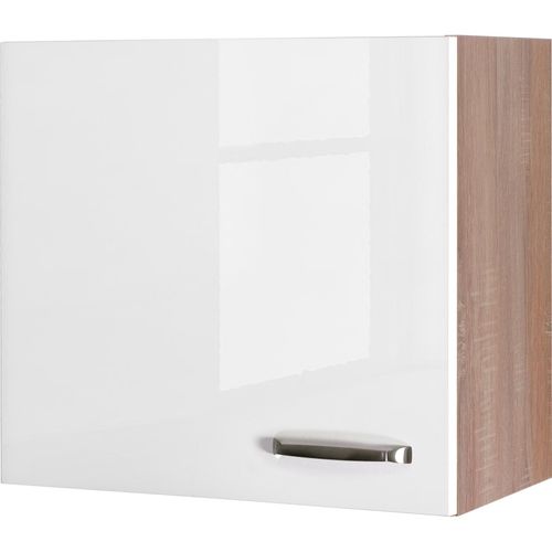 4047584009988 - Küchenoberschrank Weiß Hochglanz Eiche 4047584009988 - Küchenoberschrank Weiß Hochglanz Eiche