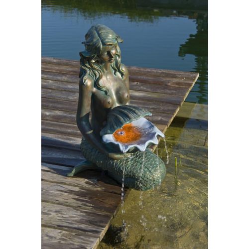 8711465860642 - OSLO - Polyresin Wasserspiel in Bronzeo ptik - 600l h Anschlussmaterial 1x8 LE 8711465860642 - OSLO - Polyresin Wasserspiel in Bronzeo ptik - 600l h Anschlussmaterial 1x8 LE