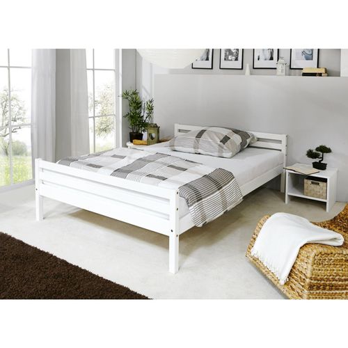4251105929673 - TiCAA Einzelbett Doppelbett Nadine 140x200 Kiefer 4251105929673 - TiCAA Einzelbett Doppelbett Nadine 140x200 Kiefer