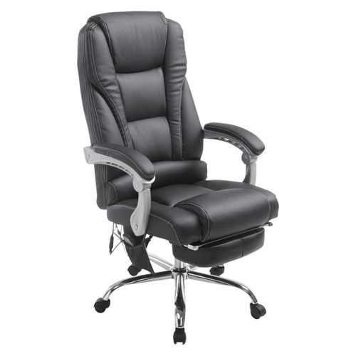 4251380400614 - Bürostuhl Pacific Kunstleder I Massage-Funktion I Höhenverstellbar I Fußablage 4251380400614 - Bürostuhl Pacific Kunstleder I Massage-Funktion I Höhenverstellbar I Fußablage