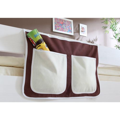 4250393809544 - Ticaa Bett-Tasche für Hoch- und Etagenbetten braun-beige 4250393809544 - Ticaa Bett-Tasche für Hoch- und Etagenbetten braun-beige