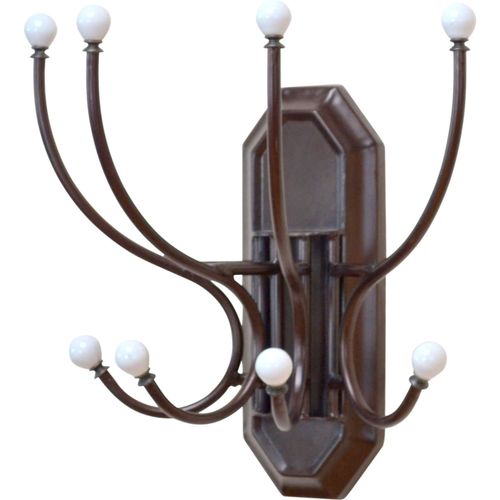 4046884033600 - Möbel Direkt Online - Wandgarderobe im Nostalgie-Stil antik-braun