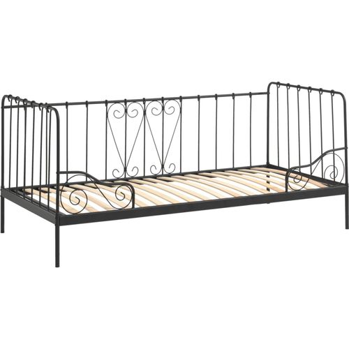 5420070232128 - VIPACK - Kojen-Metallbett Alice Liegefläche 90 x 200 cm Schwarz 5420070232128 - VIPACK - Kojen-Metallbett Alice Liegefläche 90 x 200 cm Schwarz