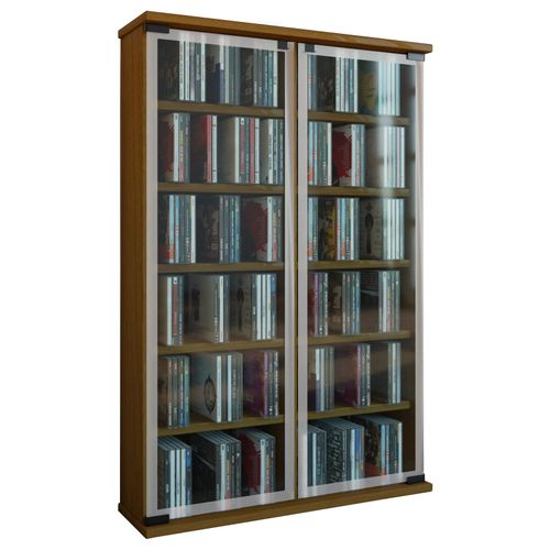 4051814348136 - Media-Regal CD Regal Holz CD Schrank mit ESG-Sicherheitsglastüren für 300 CDs oder 130 DVDs 72-Videos Maße H 92 x B 60 x T 18 cm Elegantes DVD Regal Blu ray Regal CD Regal - Galerie Gr 60 weiß B60cm H92cm T18cm Holzwerkstoff Holz Spanplatte Glas Regale 4051814348136 - Media-Regal CD Regal Holz CD Schrank mit ESG-Sicherheitsglastüren für 300 CDs oder 130 DVDs 72-Videos Maße H 92 x B 60 x T 18 cm Elegantes DVD Regal Blu ray Regal CD Regal - Galerie Gr 60 weiß B60cm H92cm T18cm Holzwerkstoff Holz Spanplatte Glas Regale