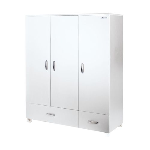 7640136867998 - Miami - Kleiderschrank 3türig mit 2 Schubladen inkl Kleiderstange und 4 Böden Soft-Close Autometallic Lackierung chromfarbene Griffe Füsse und Logo aus hochwertigem Autoschriftzug light grey 7640136867998 - Miami - Kleiderschrank 3türig mit 2 Schubladen inkl Kleiderstange und 4 Böden Soft-Close Autometallic Lackierung chromfarbene Griffe Füsse und Logo aus hochwertigem Autoschriftzug light grey