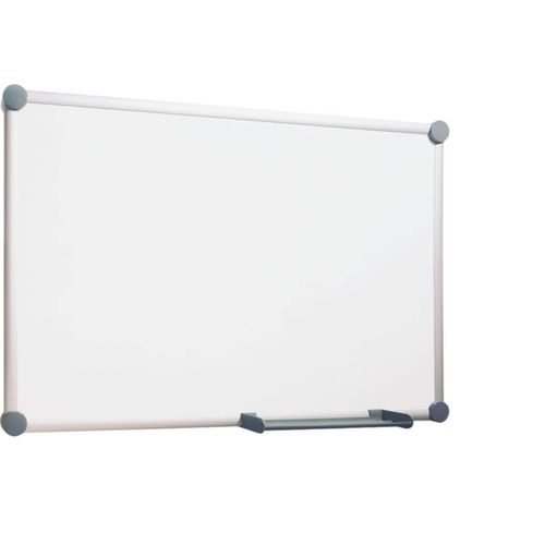 4002390028134 - Whiteboard 2000 MAULpro weiß kunststoffbeschichtet Rahmen platingrau 1000 x 2000 mm