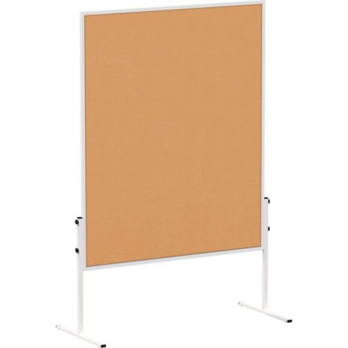 4002390052658 - Moderationstafel Solid 636 58 82 120x150cm Kork + Kork (beidseitig) pinnbar braun + braun