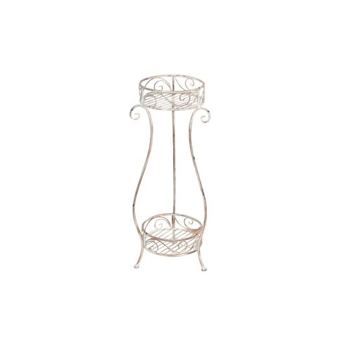 4046884075501 - Möbel Direkt Online - romantischer Blumenständer Conny aus Metall weiß 4046884075501 - Möbel Direkt Online - romantischer Blumenständer Conny aus Metall weiß