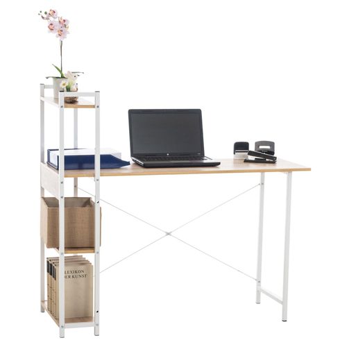 4251380407019 - Schreibtisch Poe I Bürotisch Mit Stauraum I Computertisch Mit Regalen I Laptoptisch Im Industrial Look 4251380407019 - Schreibtisch Poe I Bürotisch Mit Stauraum I Computertisch Mit Regalen I Laptoptisch Im Industrial Look