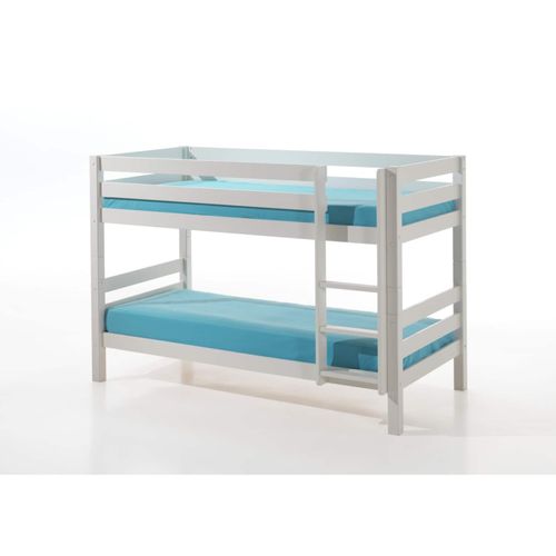 5420070207478 - Hochbett Kinderzimmer incl Leiter PINOO-12 in Kiefer massiv weiß lackiert B H T ca 210 140 105 cm 5420070207478 - Hochbett Kinderzimmer incl Leiter PINOO-12 in Kiefer massiv weiß lackiert B H T ca 210 140 105 cm