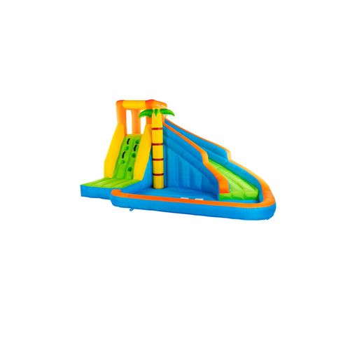 4058166167330 - Aufblasbare Hüpfburg vivi - 400x 300 x 225 cm - inkl Gebläse und Zubehör UV-Beständig i Spielburg Springburg Hüpfschloss - Home Deluxe