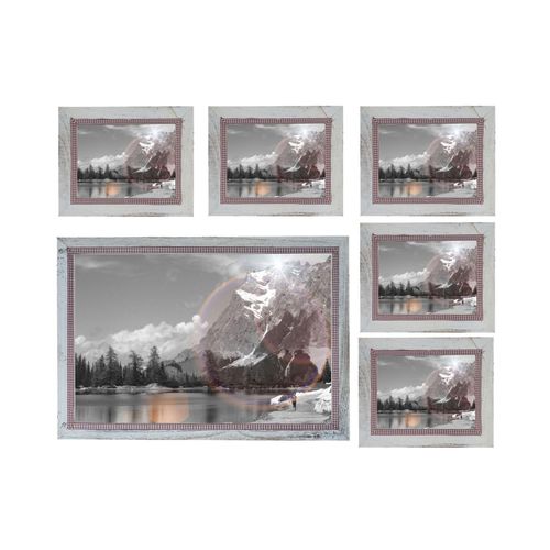 4052826176229 - Bilderrahmen Set H248 Fotorahmen Holzrahmen 5x 19x24cm 1x 36x51cm Shabby Landhaus ~ weiß 4052826176229 - Bilderrahmen Set H248 Fotorahmen Holzrahmen 5x 19x24cm 1x 36x51cm Shabby Landhaus ~ weiß