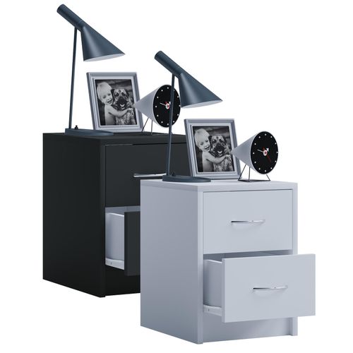 4051814371899 - Nachtschrank Beistelltisch Nachttisch Maße ca 40 x B 35 x T 35 cm - Boxal Mini 4051814371899 - Nachtschrank Beistelltisch Nachttisch Maße ca 40 x B 35 x T 35 cm - Boxal Mini